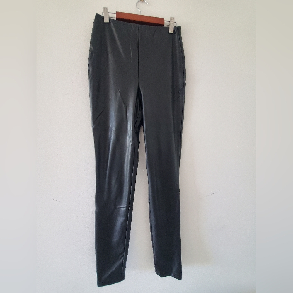 Express Black Faux Leather Pants